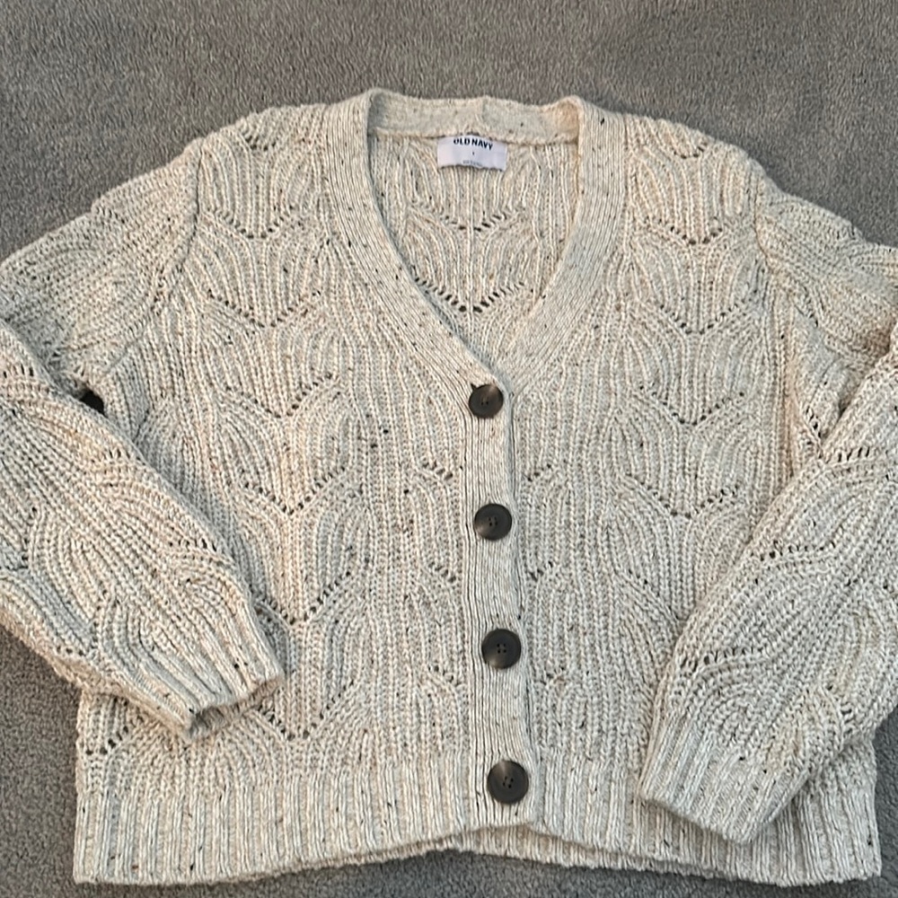 Cream sweater from Old Navy